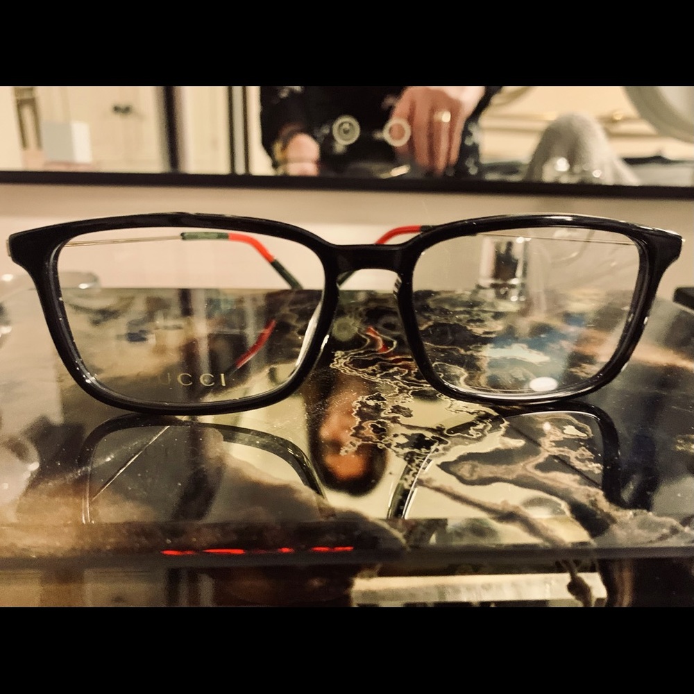 Gucci GG1056OA 001 56-17 Black Eyeglasses